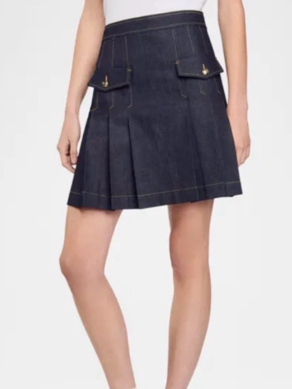 Sandro officer skirt